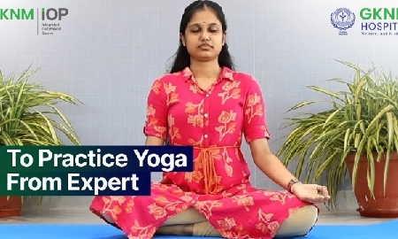 Yoga balances your body and Mind - Our Yoga experts help you at GKNM iOP